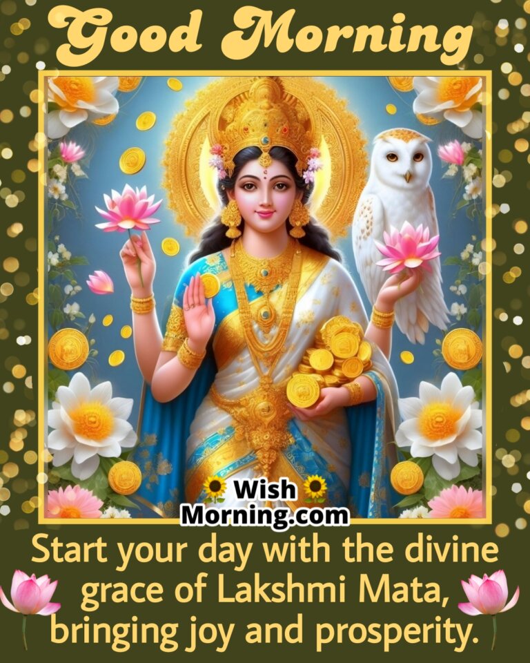 Good Morning Lakshmi Mata Images Wish Morning