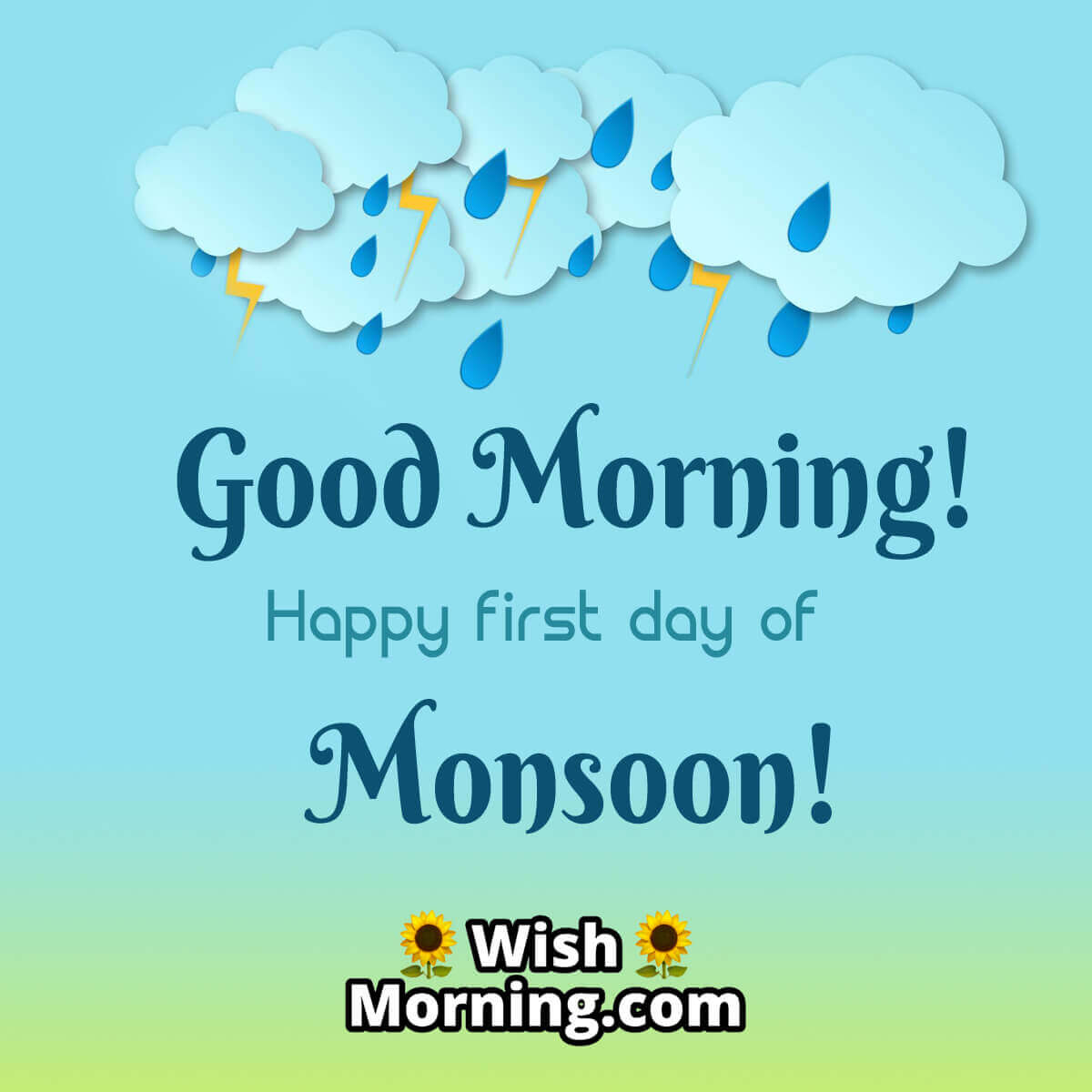 Good Morning Monsoon Greeting