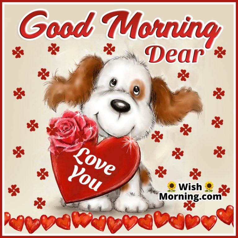 Good Morning Dog Images - Wish Morning