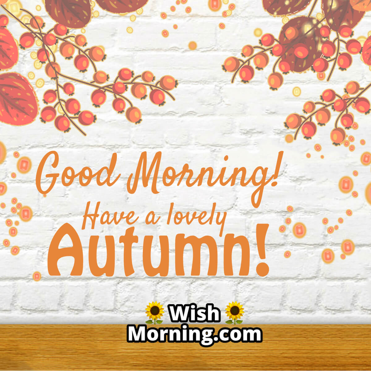 Lovely Autumn Morning Card