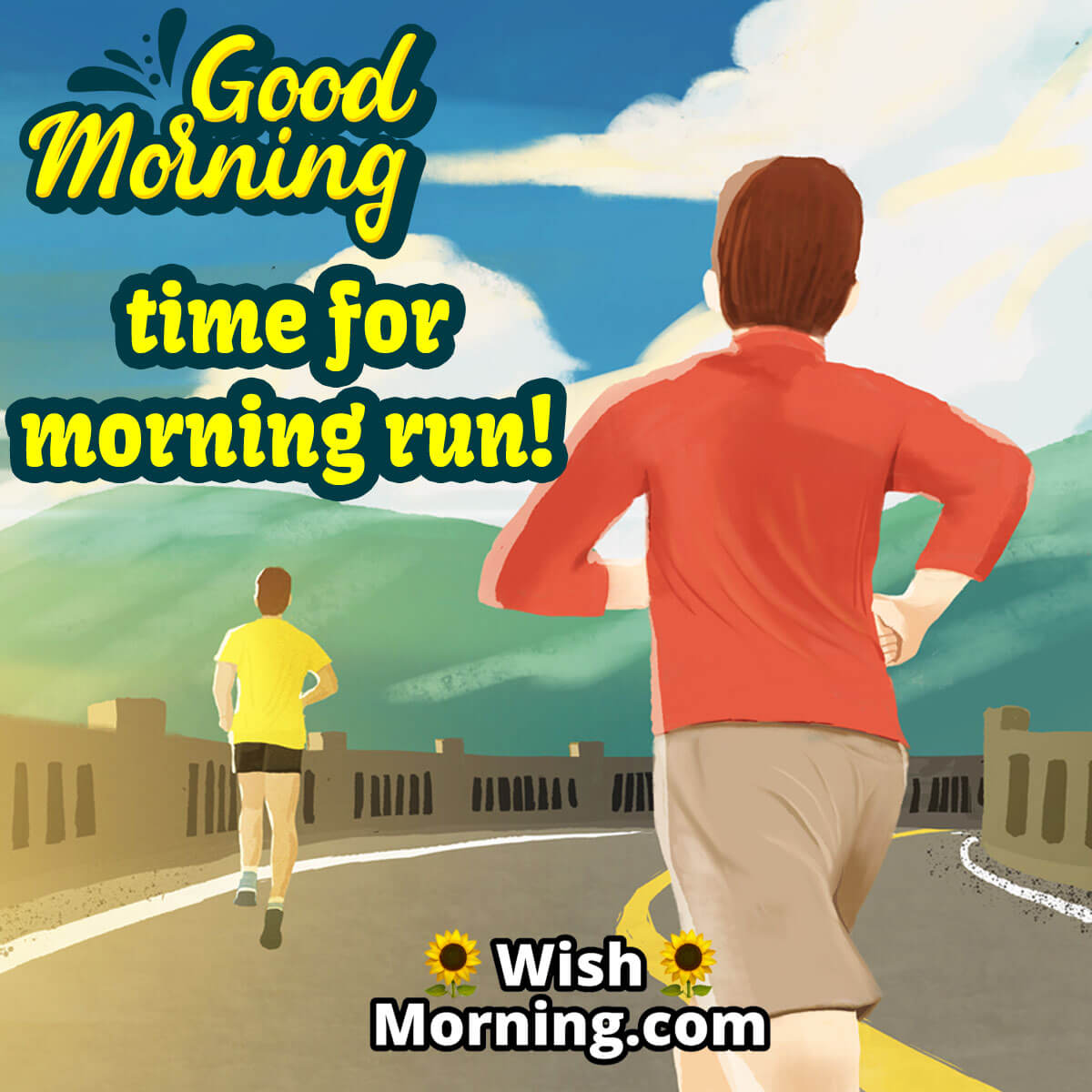 Good Morning Running Images