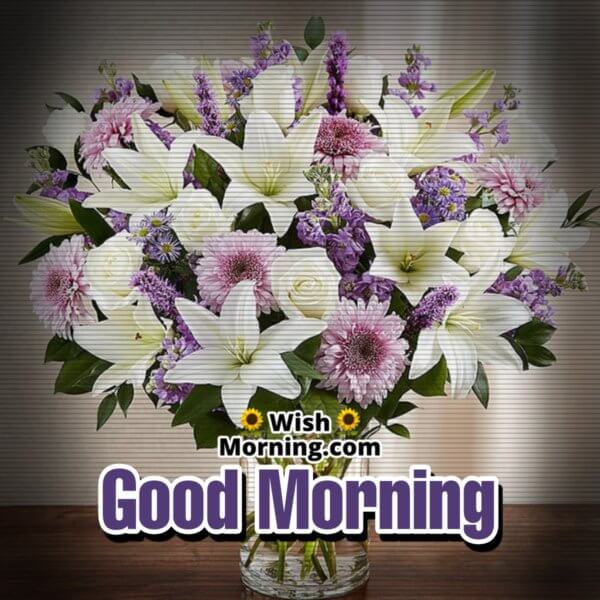 Good Morning Flower Bouquet Images - Wish Morning