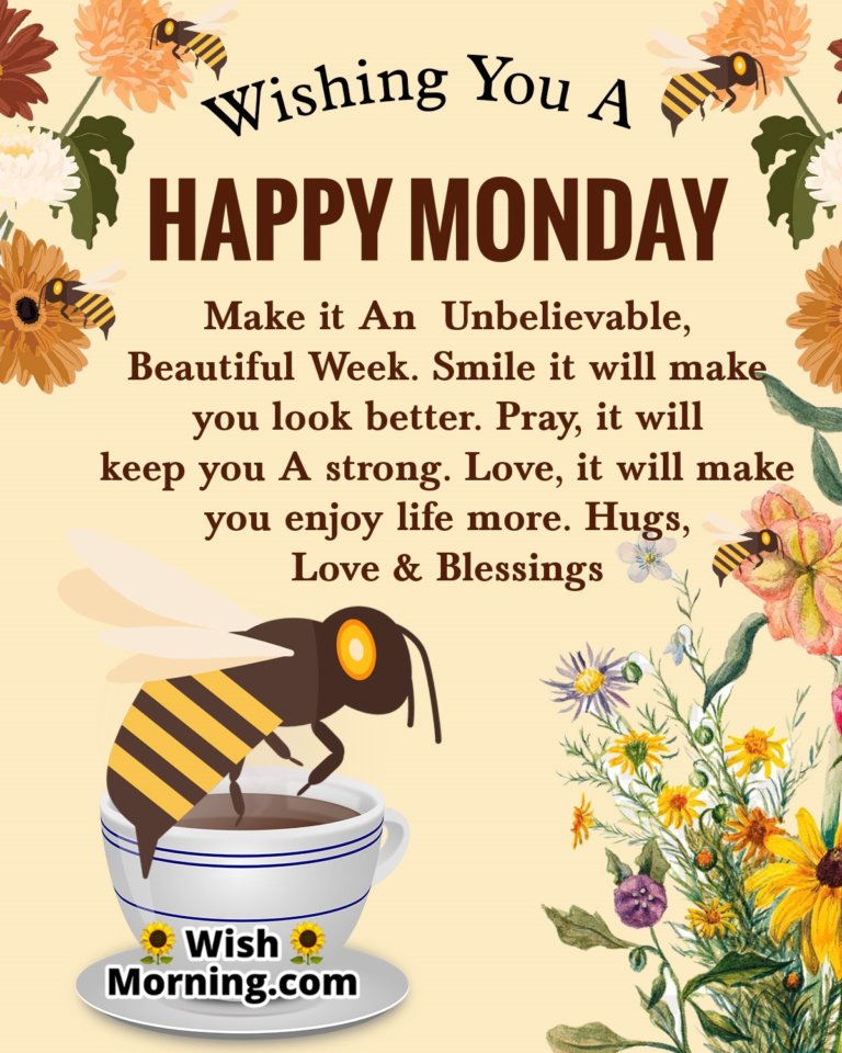 Marvelous Monday Morning Quotes Wishes - Wish Morning