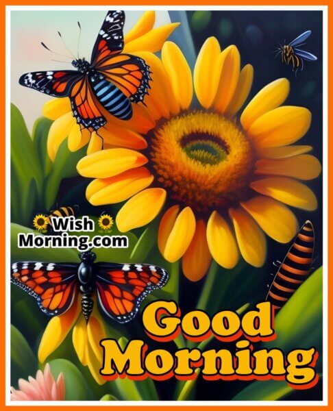 Good Morning Butterfly Images - Wish Morning