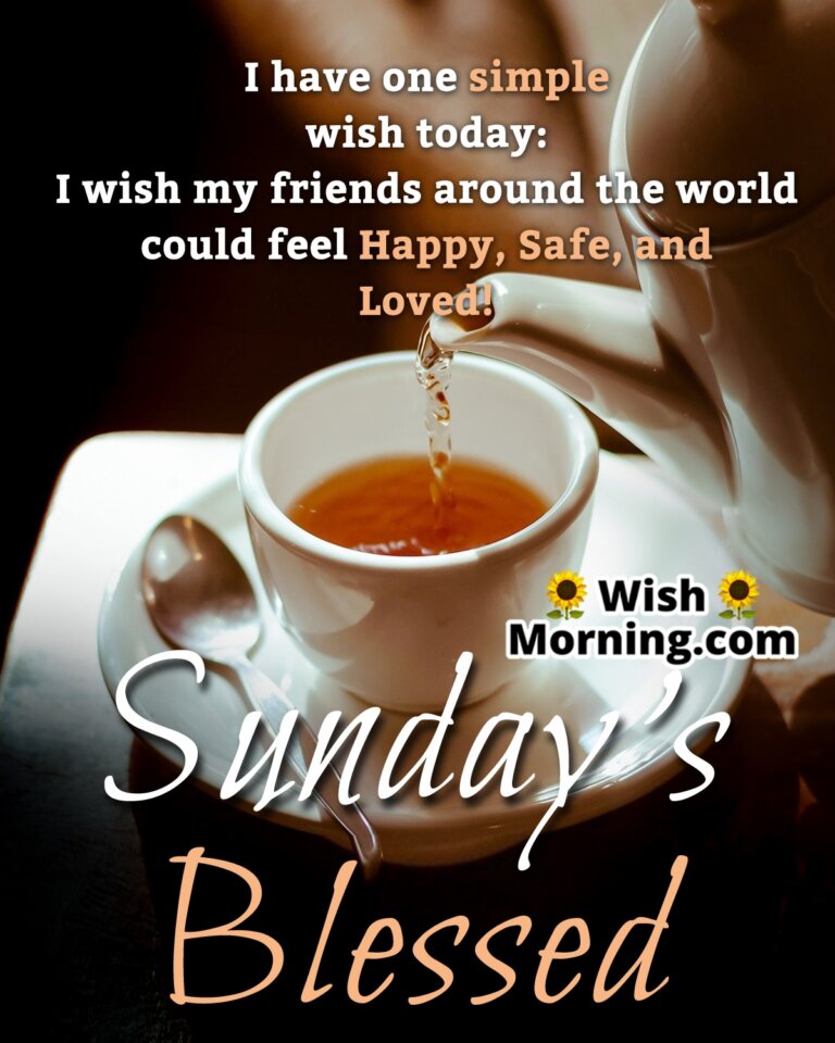 Best Sunday Morning Quotes Wishes - Wish Morning