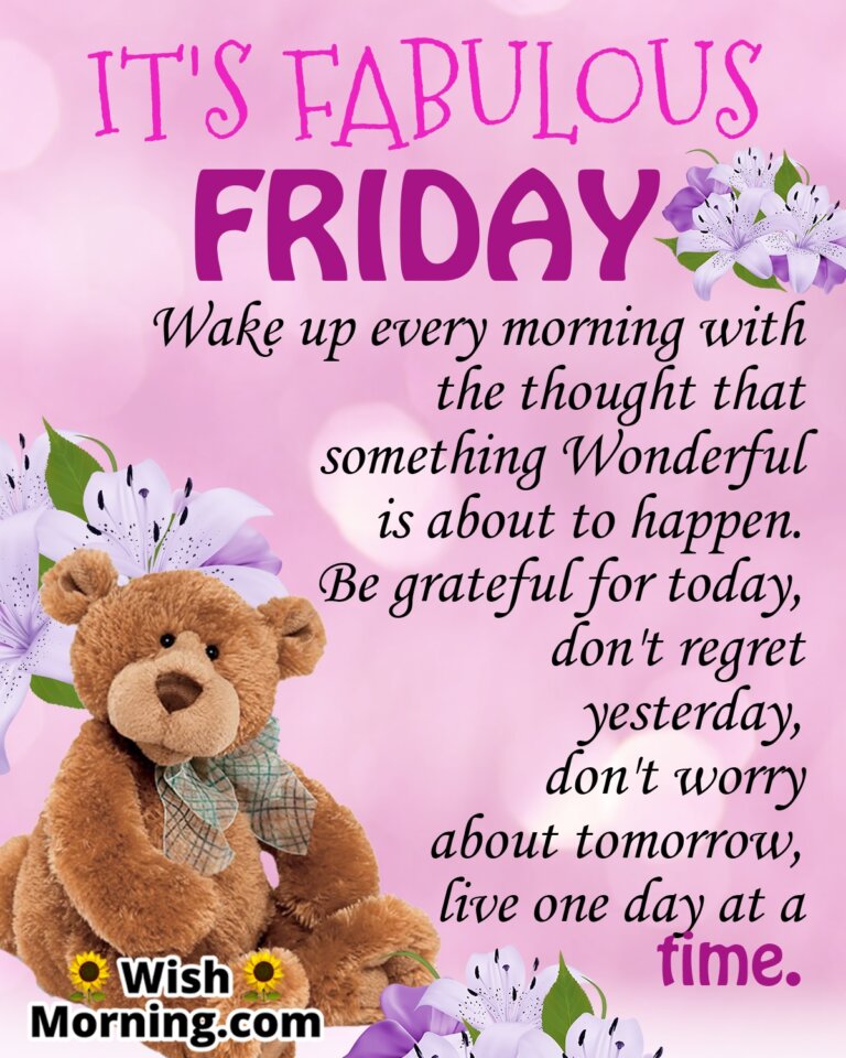 Fantastic Friday Quotes Wishes - Wish Morning