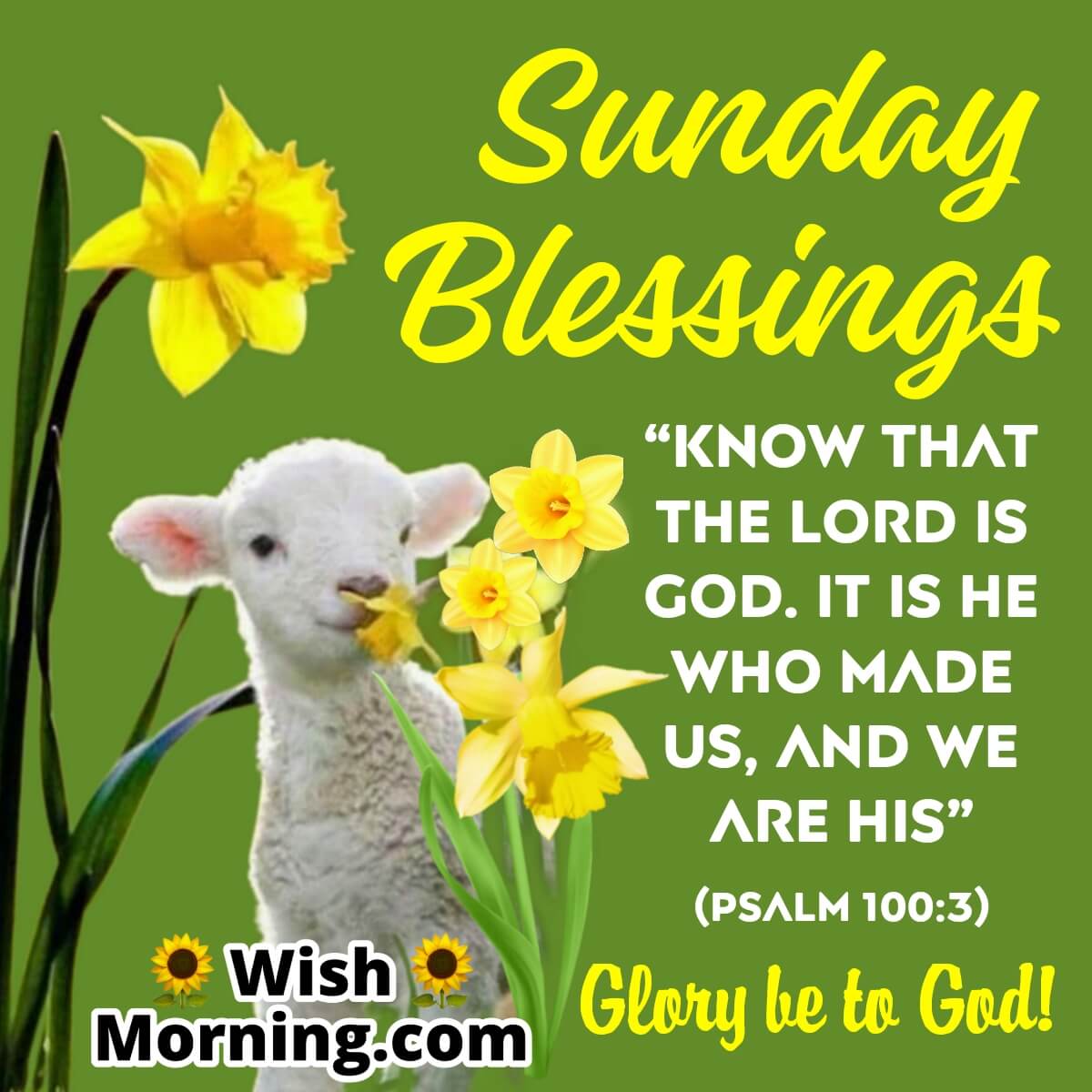Sunday Blessings Images Wish Morning