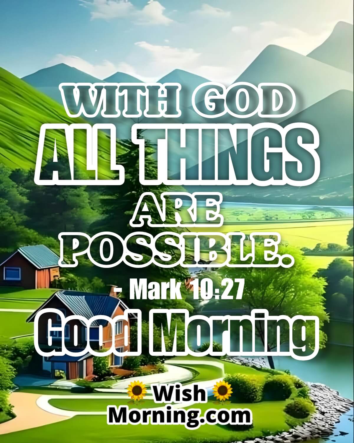 good morning message with god