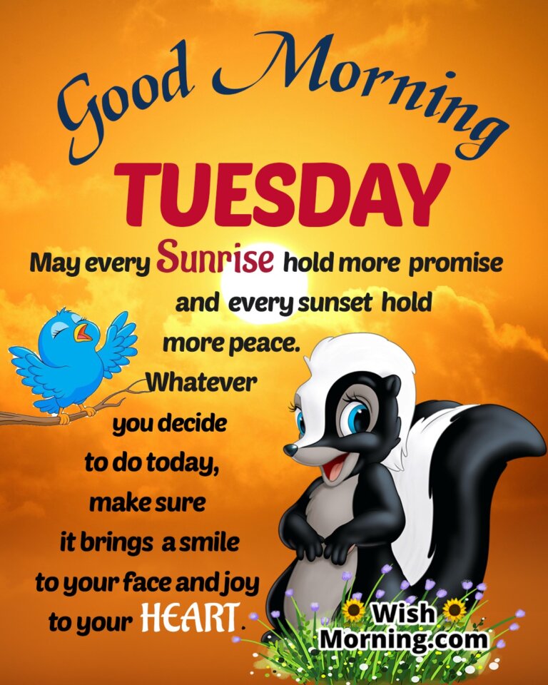 Best Tuesday Morning Quotes Wishes - Wish Morning