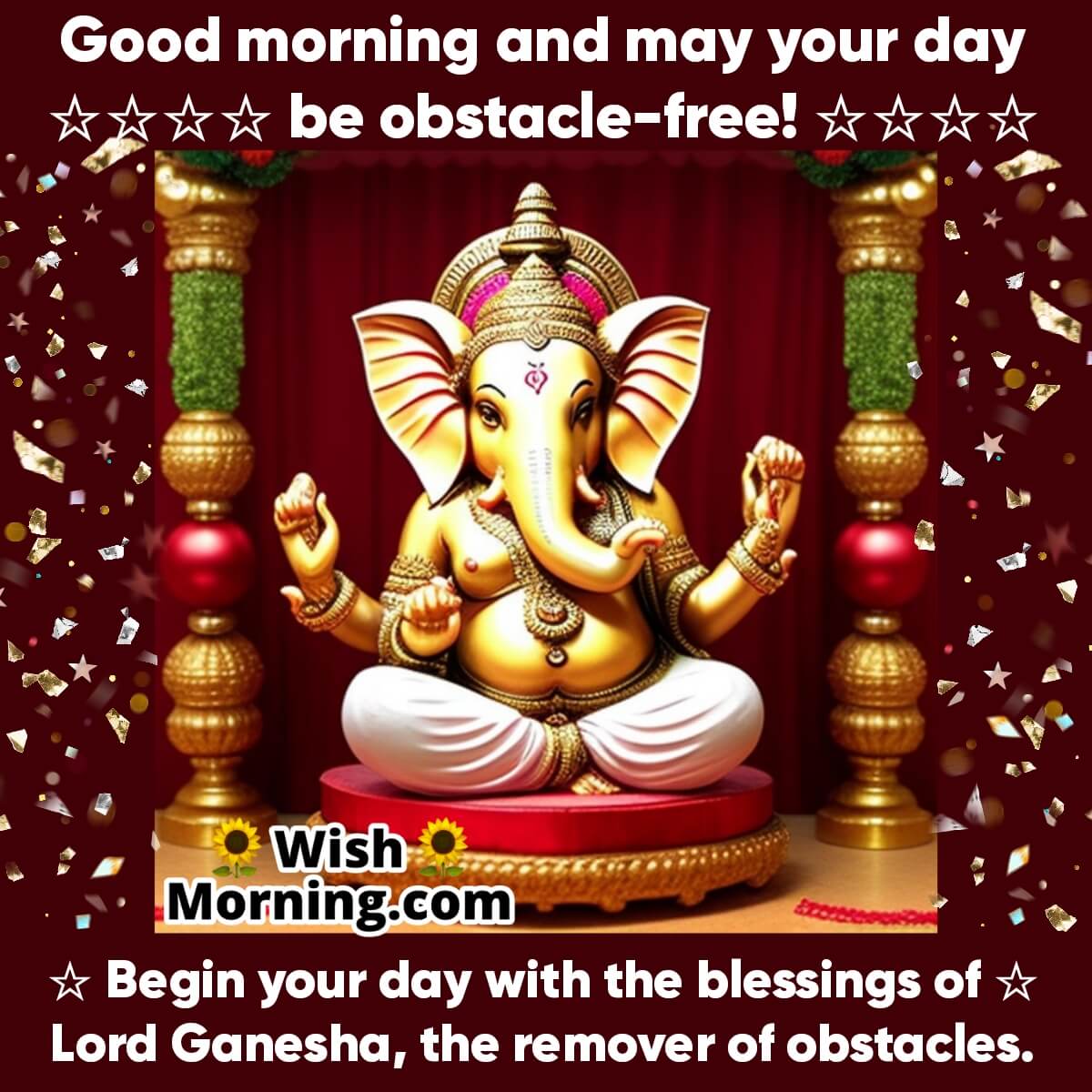 Good Morning Ganesh Blessings