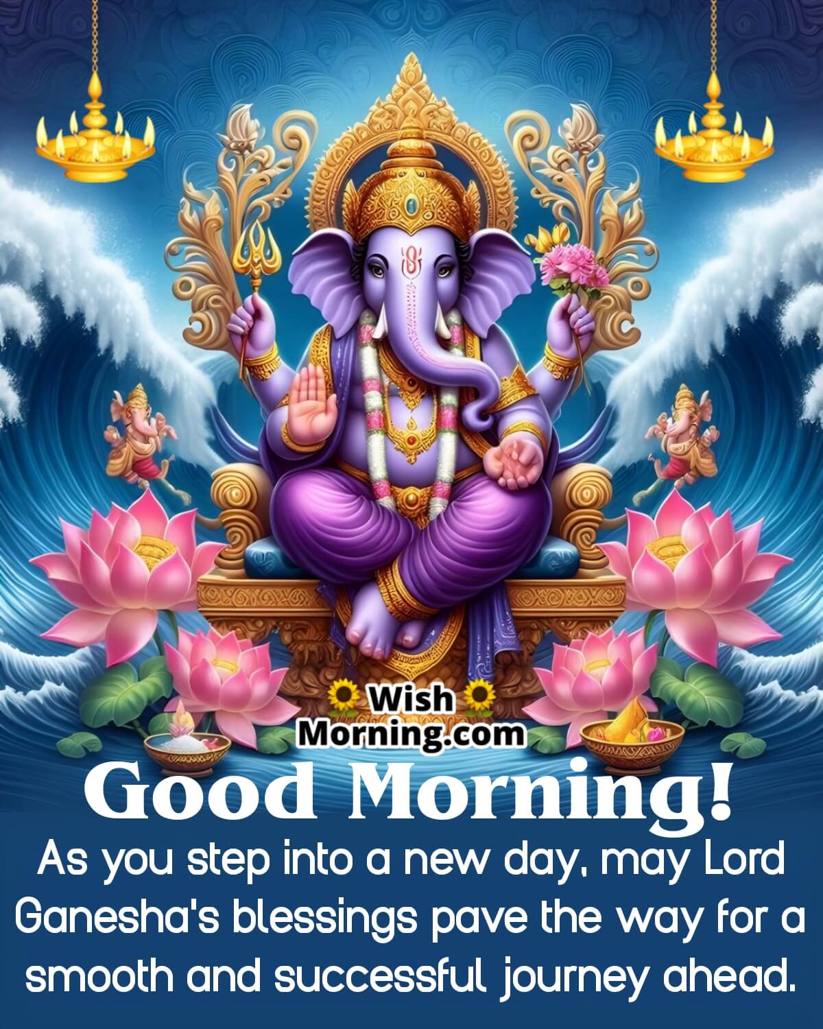 Good Morning Lord Ganesh Image