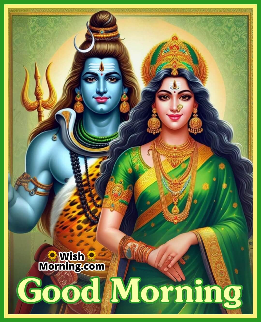 Good Morning Lord Shiva Parvati Images