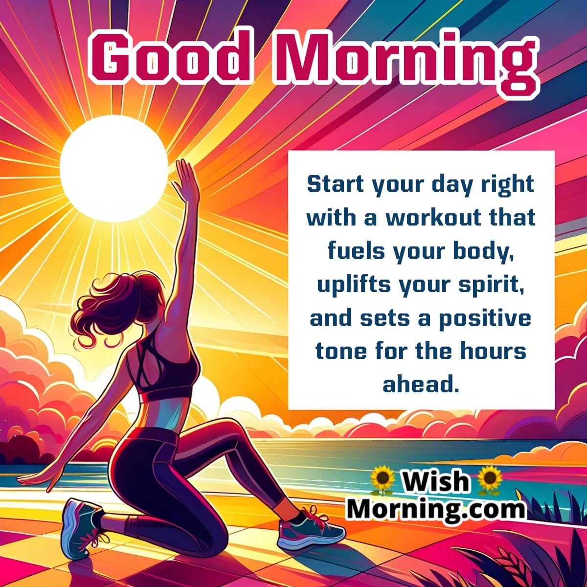 Good Morning Exercise Wishes For Workout