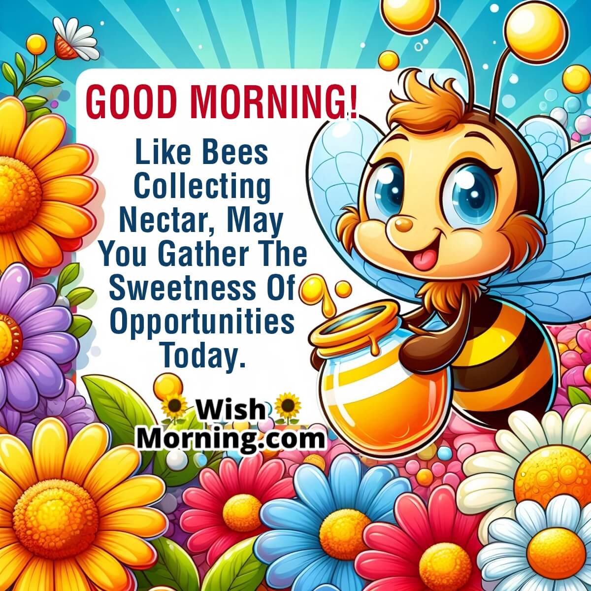 Buzzing Beginnings: Good Morning Wishes Inspired by Bees - Wish Morning