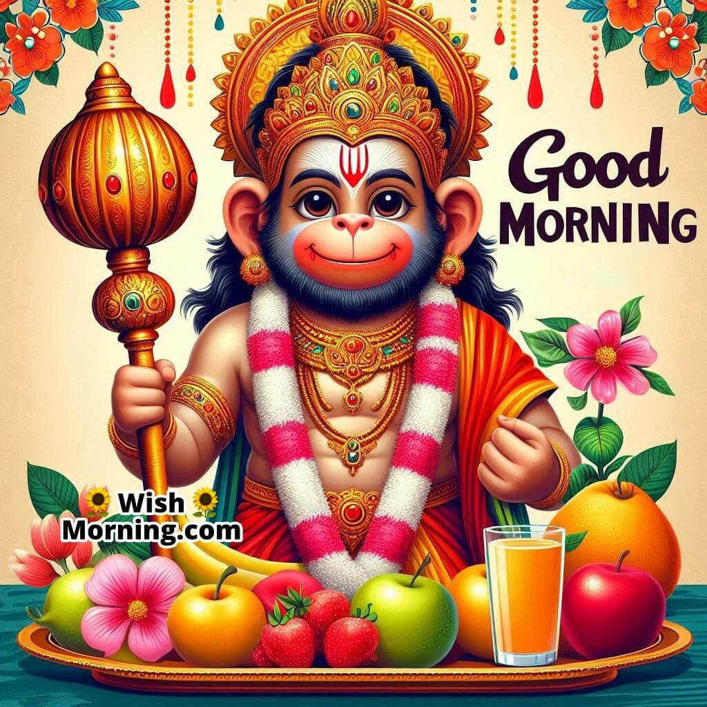 Good Morning Baby Hanuman Breakfast