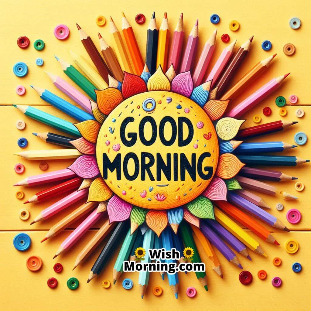 Good Morning Creative Colored Pencil Bouquet