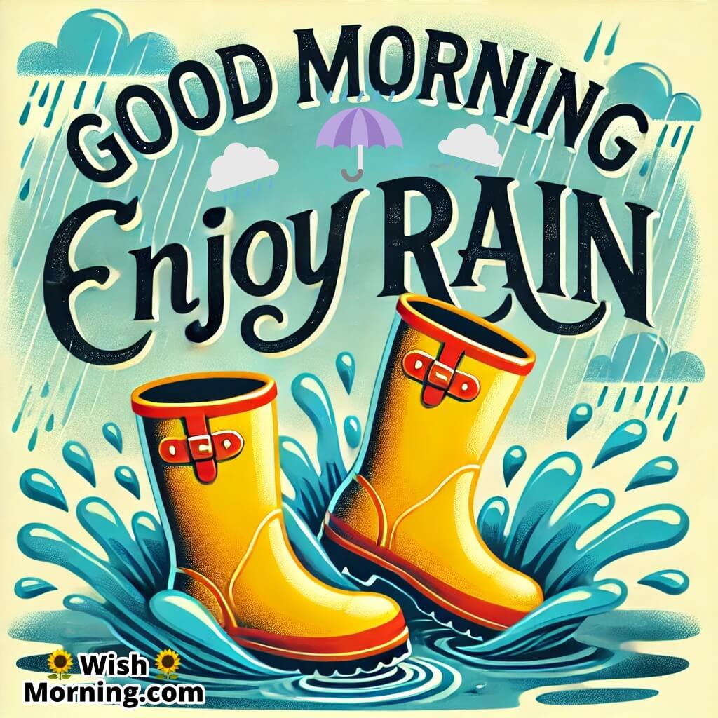 Good Morning Enjoy Rain