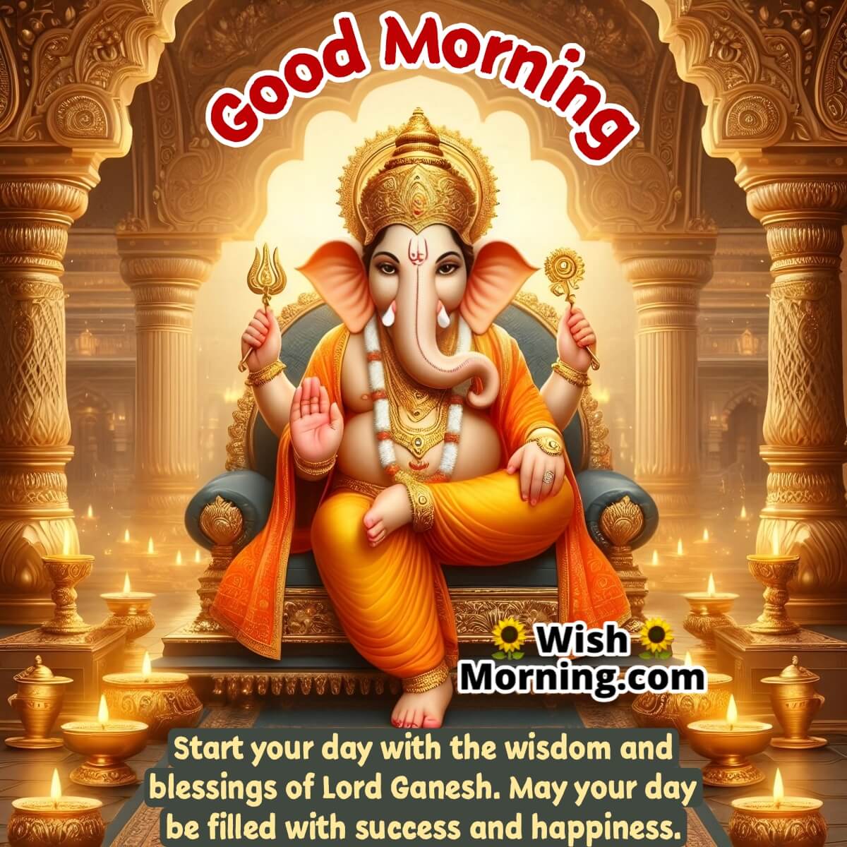Good Morning Ganesha Blessing