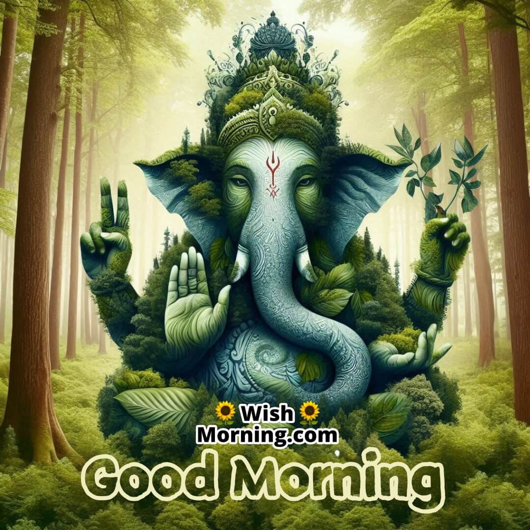 Good Morning Ganesha In Nature