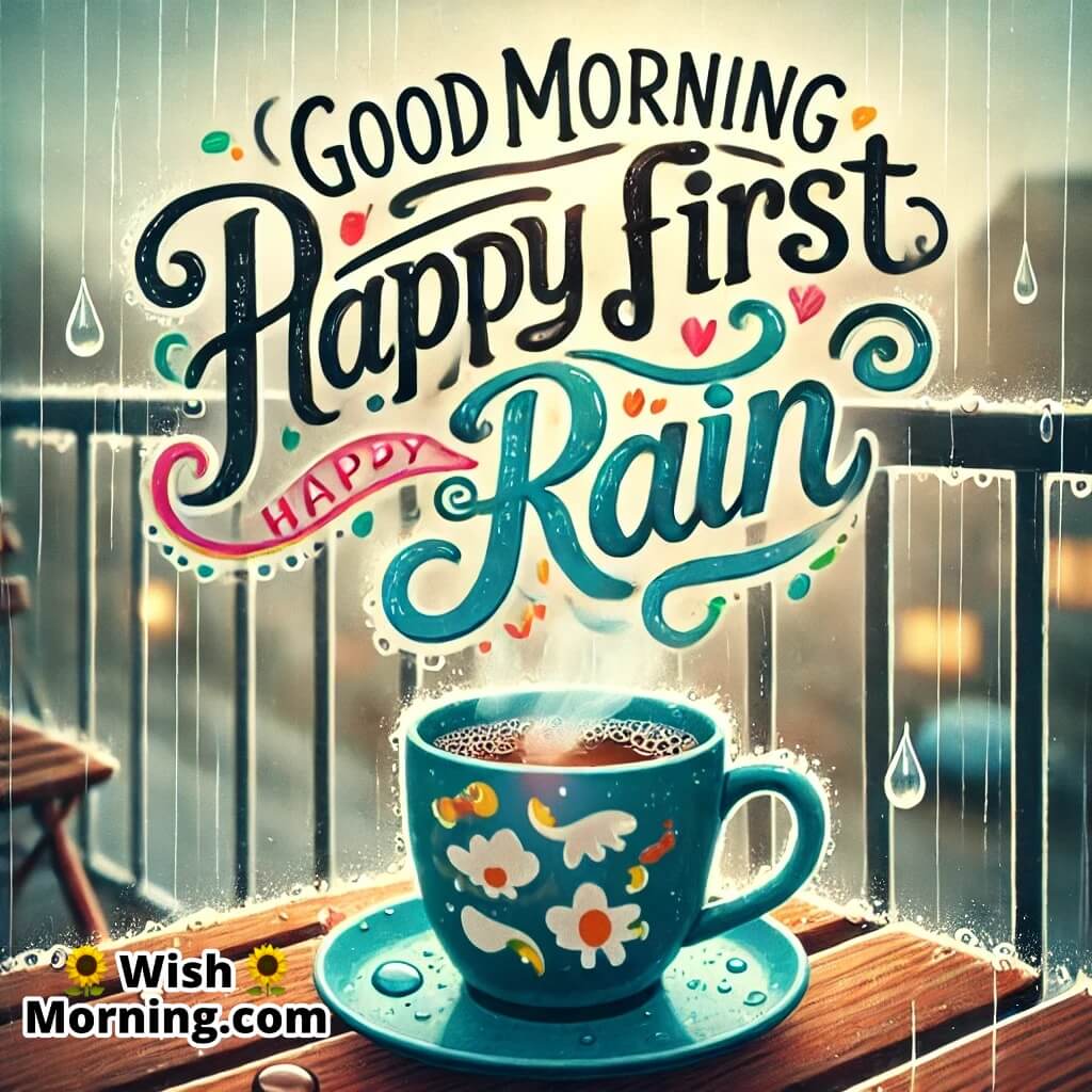 Good Morning Happy First Rain
