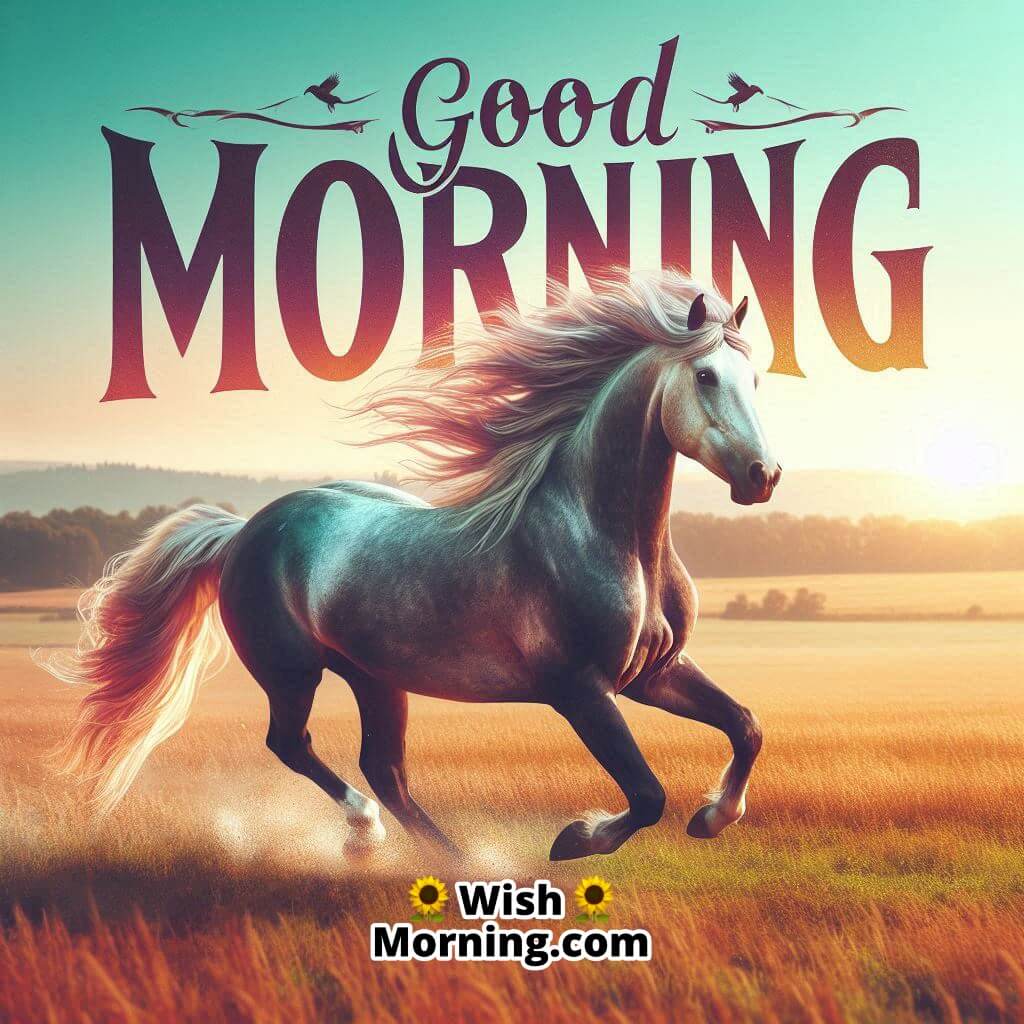 Good Morning Majestic Horse