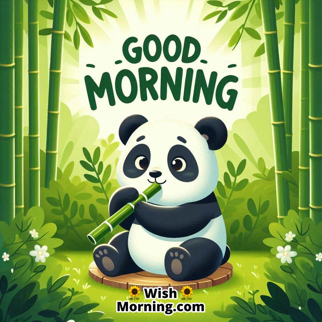 Good Morning Panda Bear