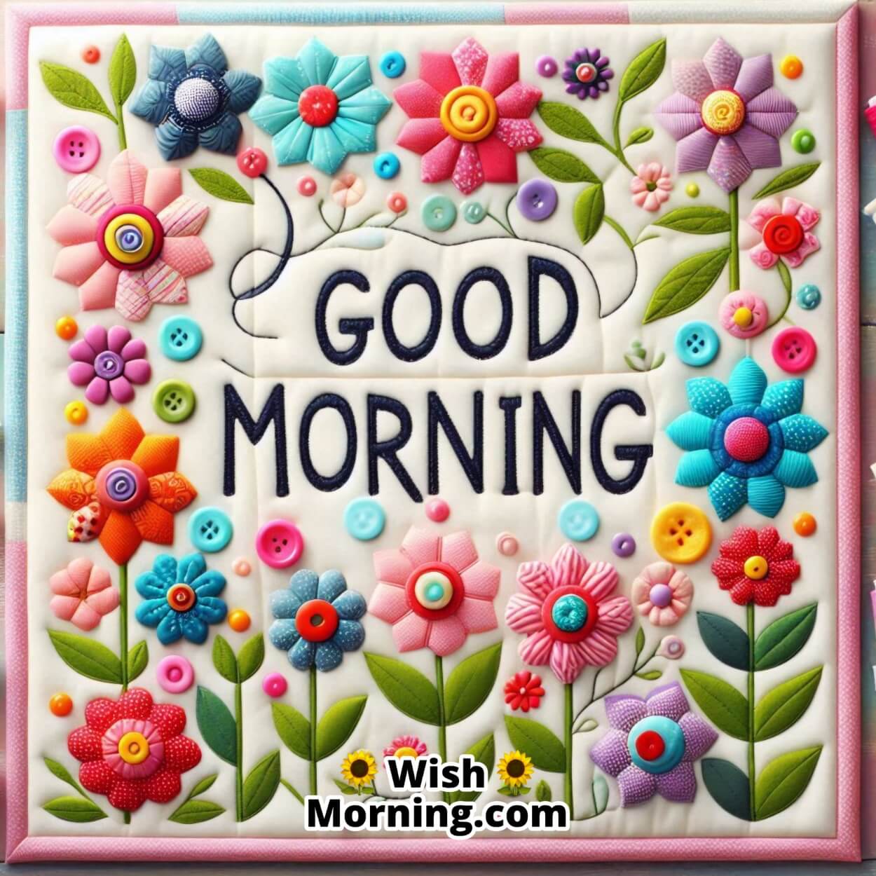 Good Morning Quilted Flowers