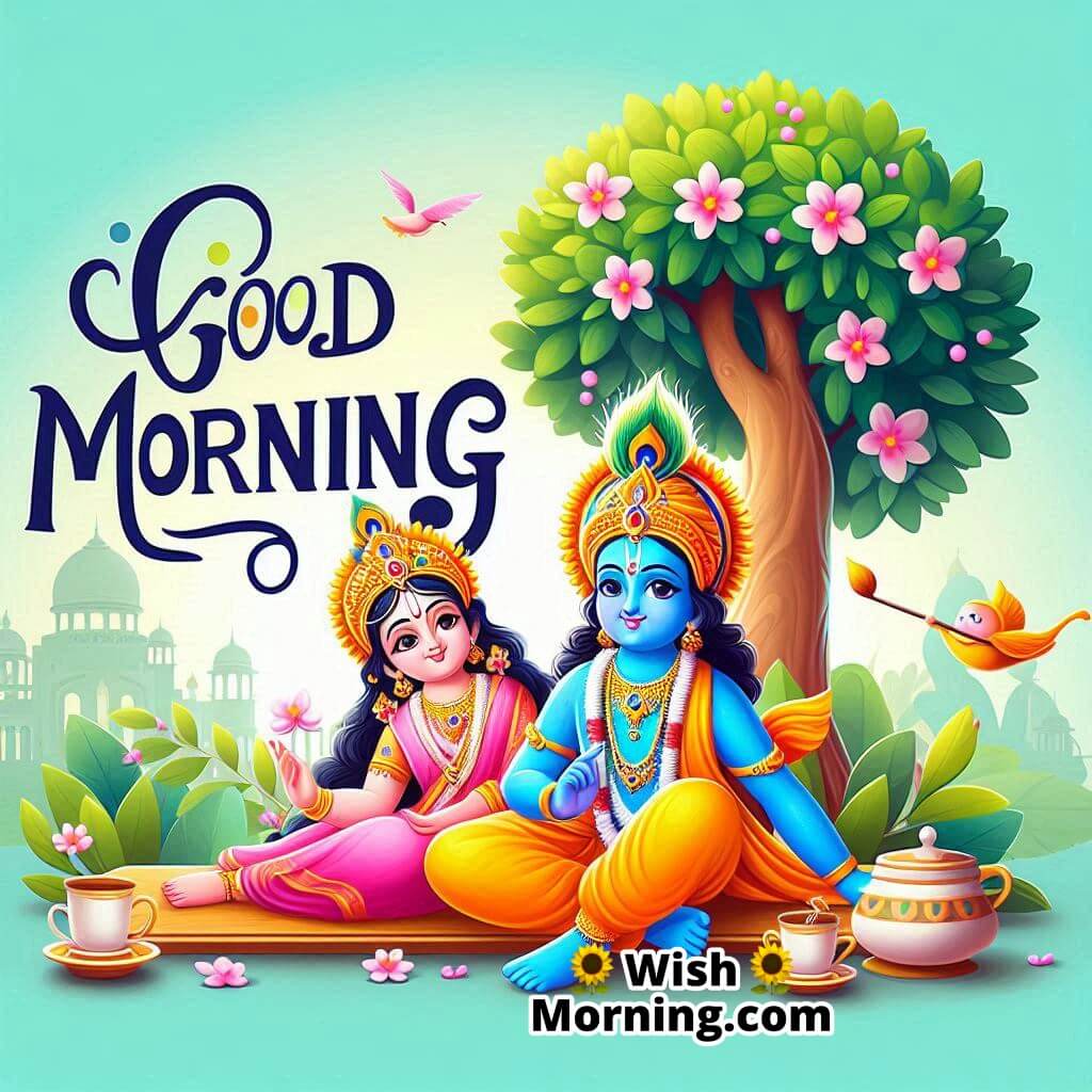 Good Morning Radha Krishna Pics