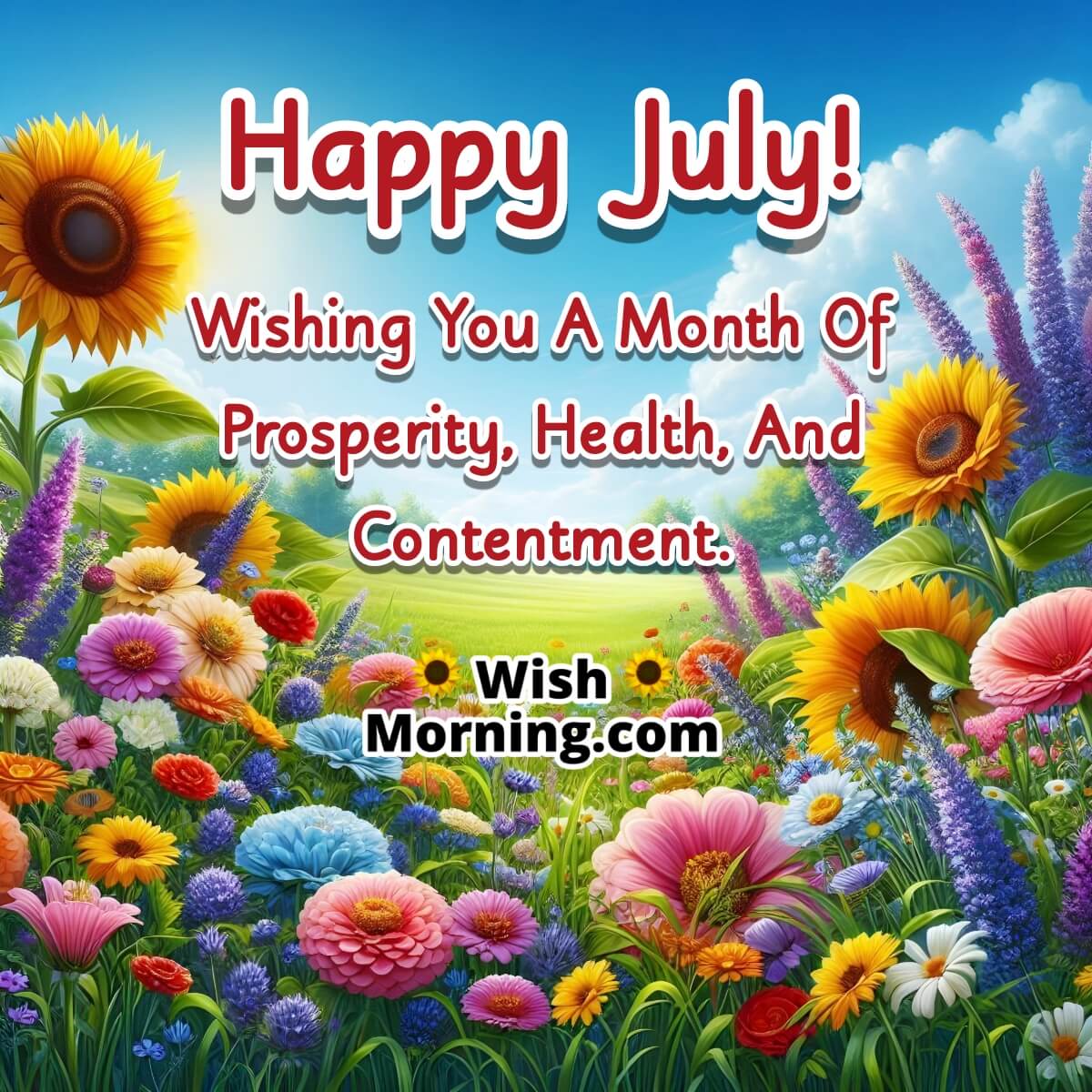 Happy July Month Wishes