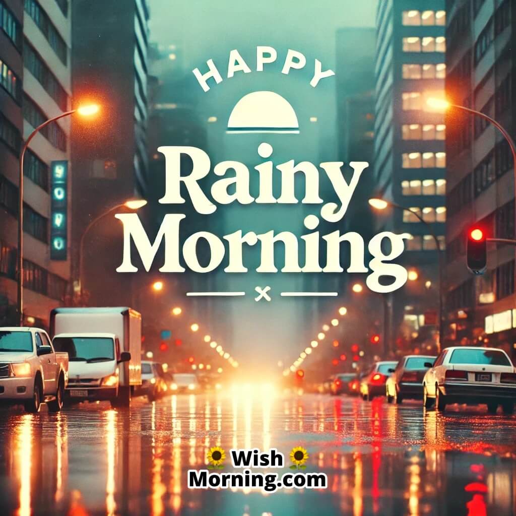 Happy Rainy Morning Photo