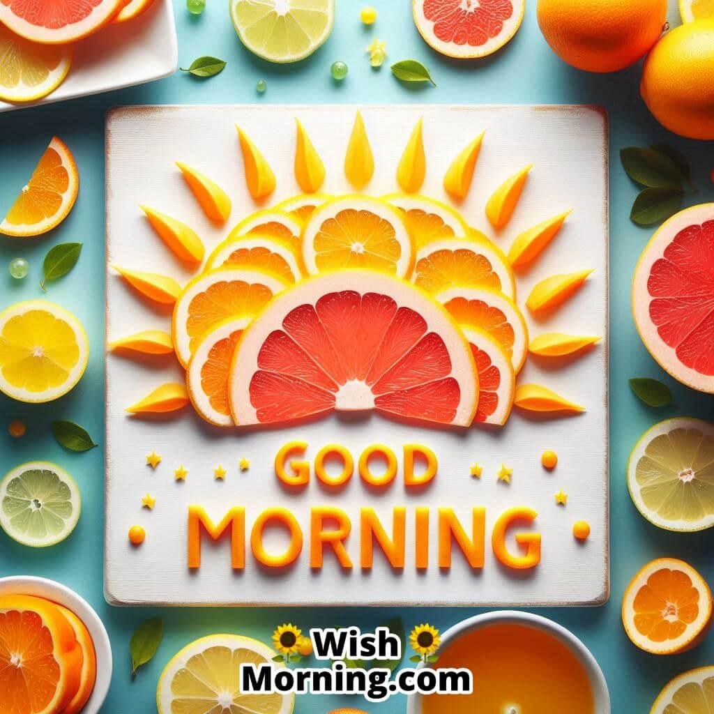 Sunny Citrus Burst Good Morning