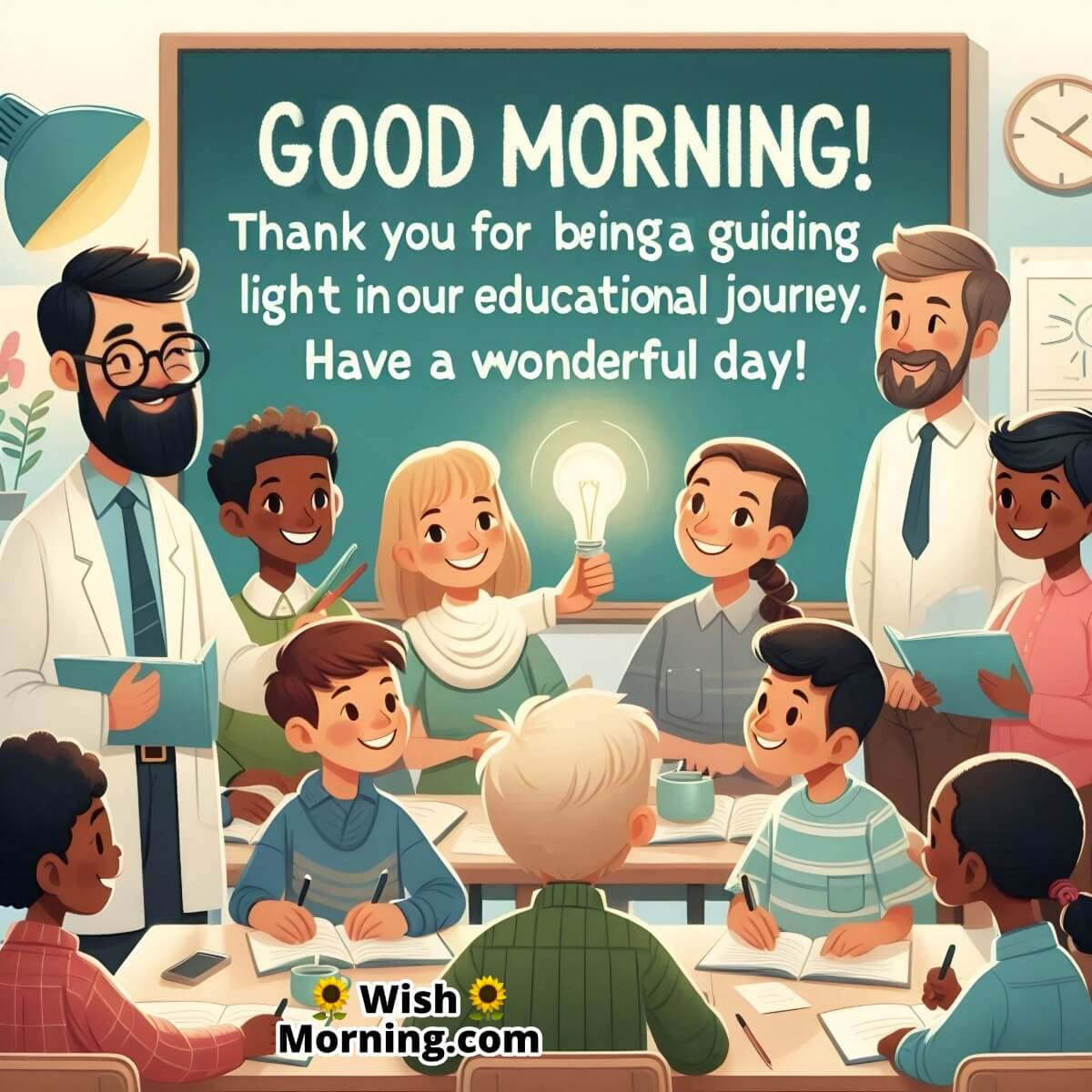 Teacher's Guiding Morning Light