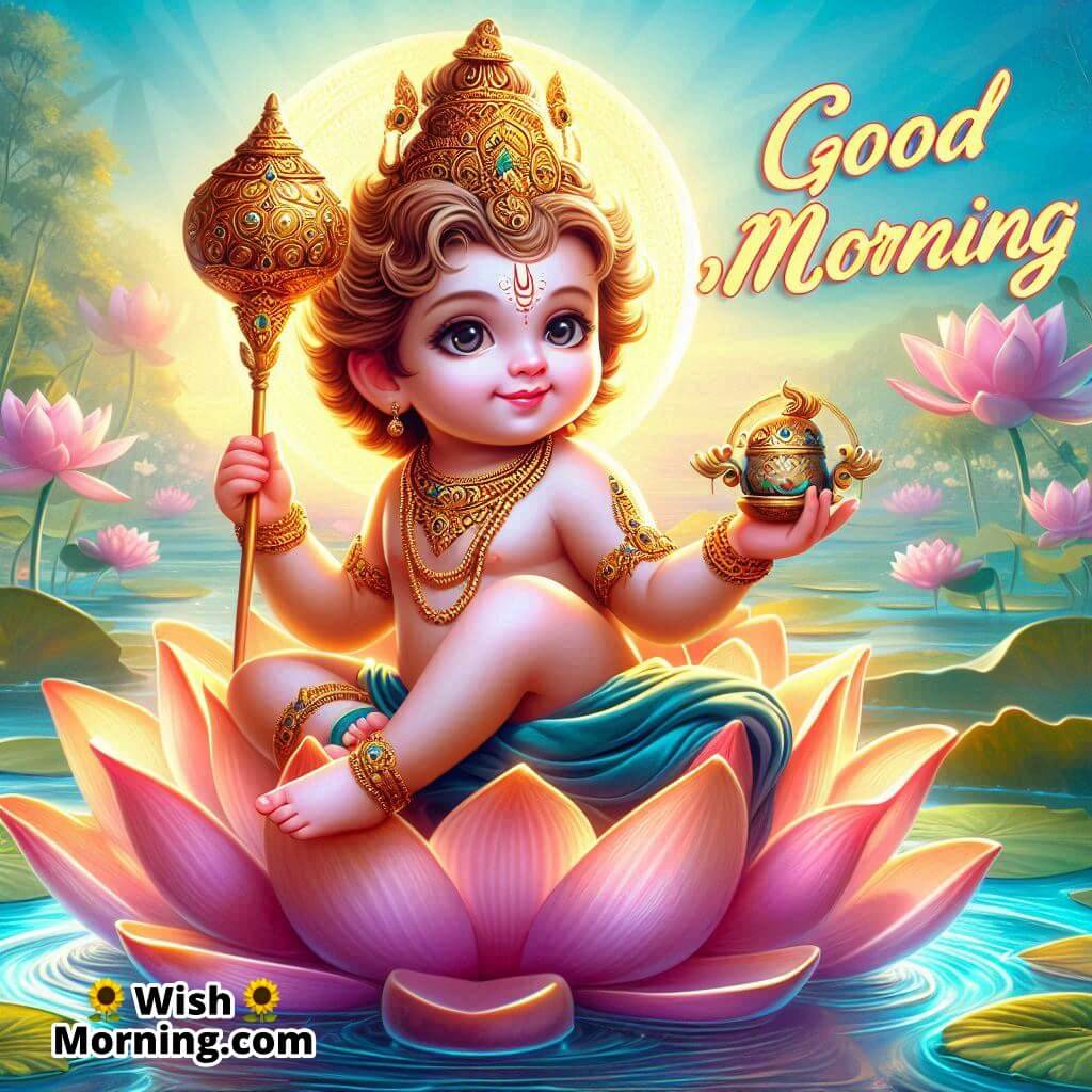 Good Morning Baby Vishnu Pic