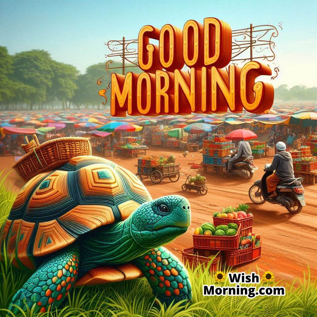 Good Morning Busy Tortoise