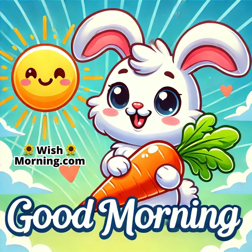 Good Morning Cheerful Bunny