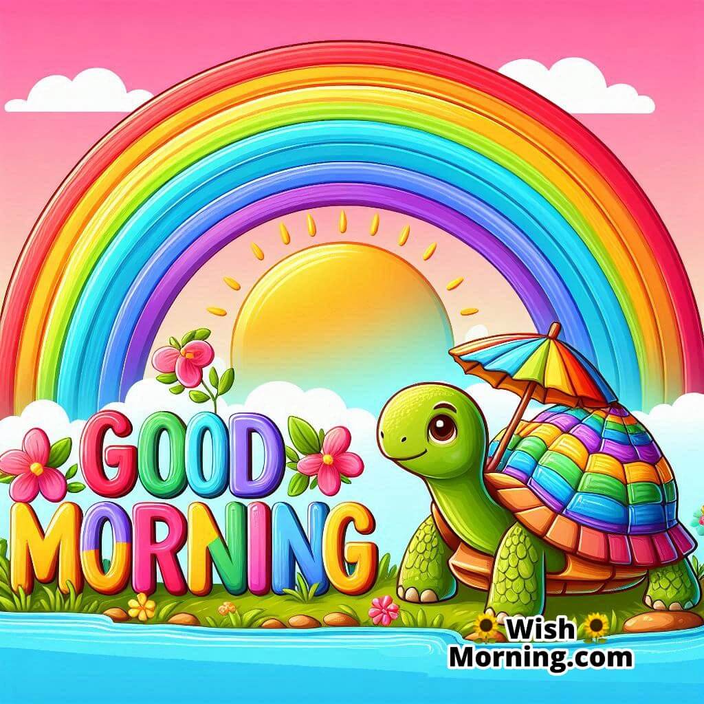 Good Morning Colorful Tortoise