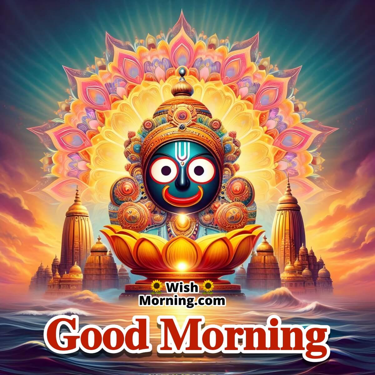 Good Morning Divine Blessings From Jagannath