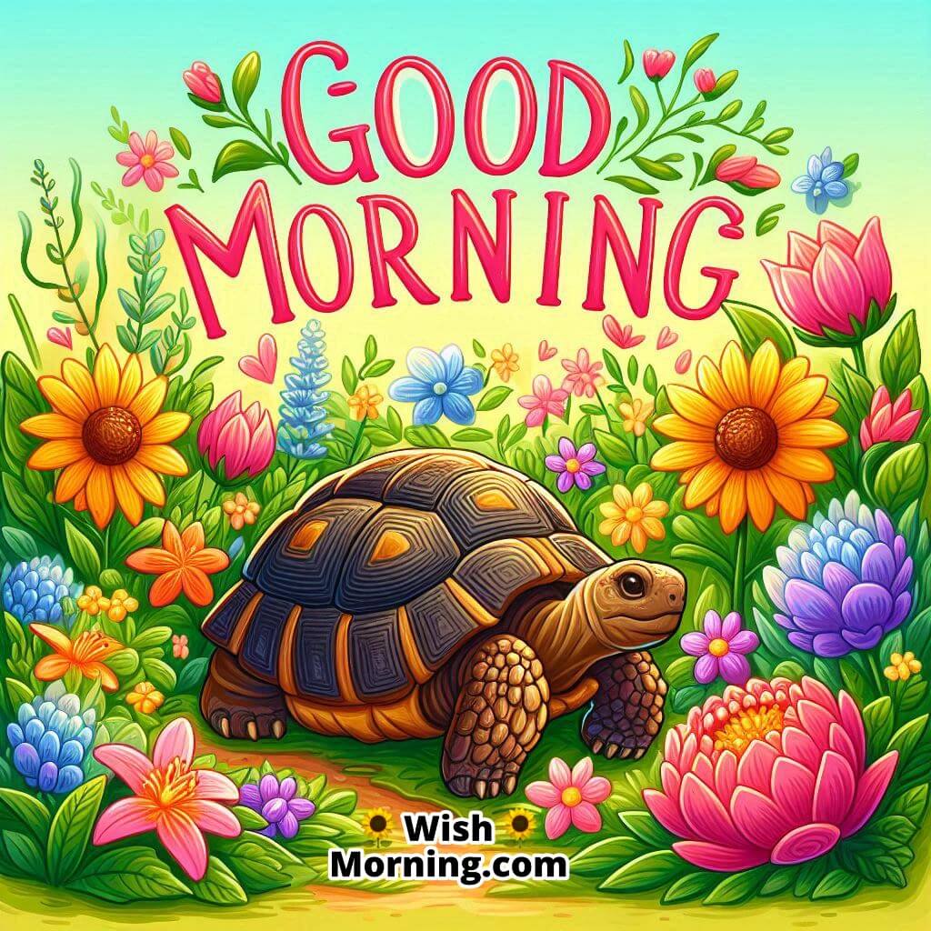 Good Morning Flower Tortoise