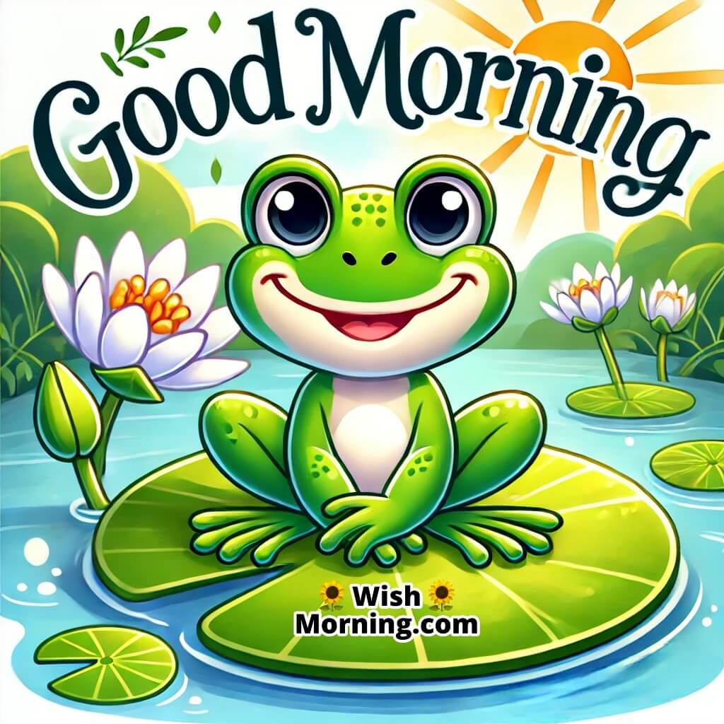 Good Morning Friendly Frog