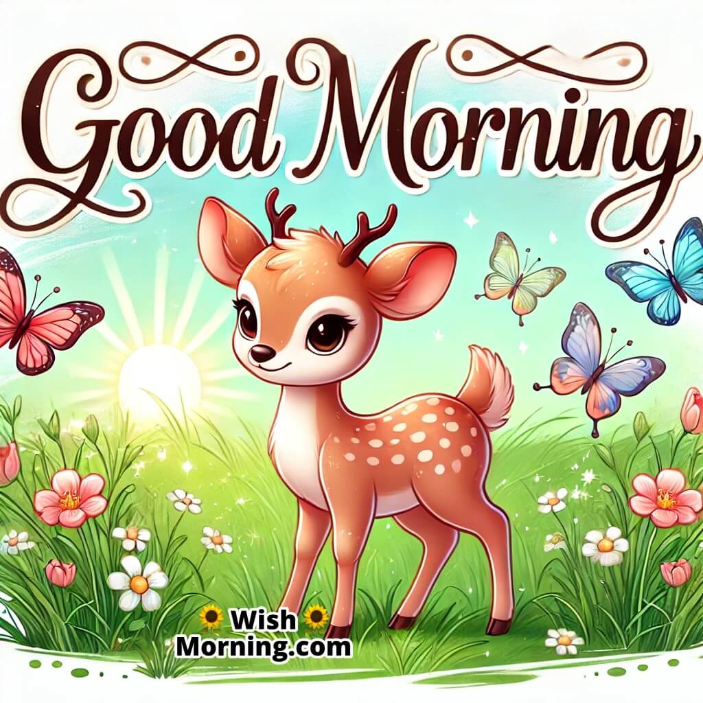 Good Morning Gentle Deer