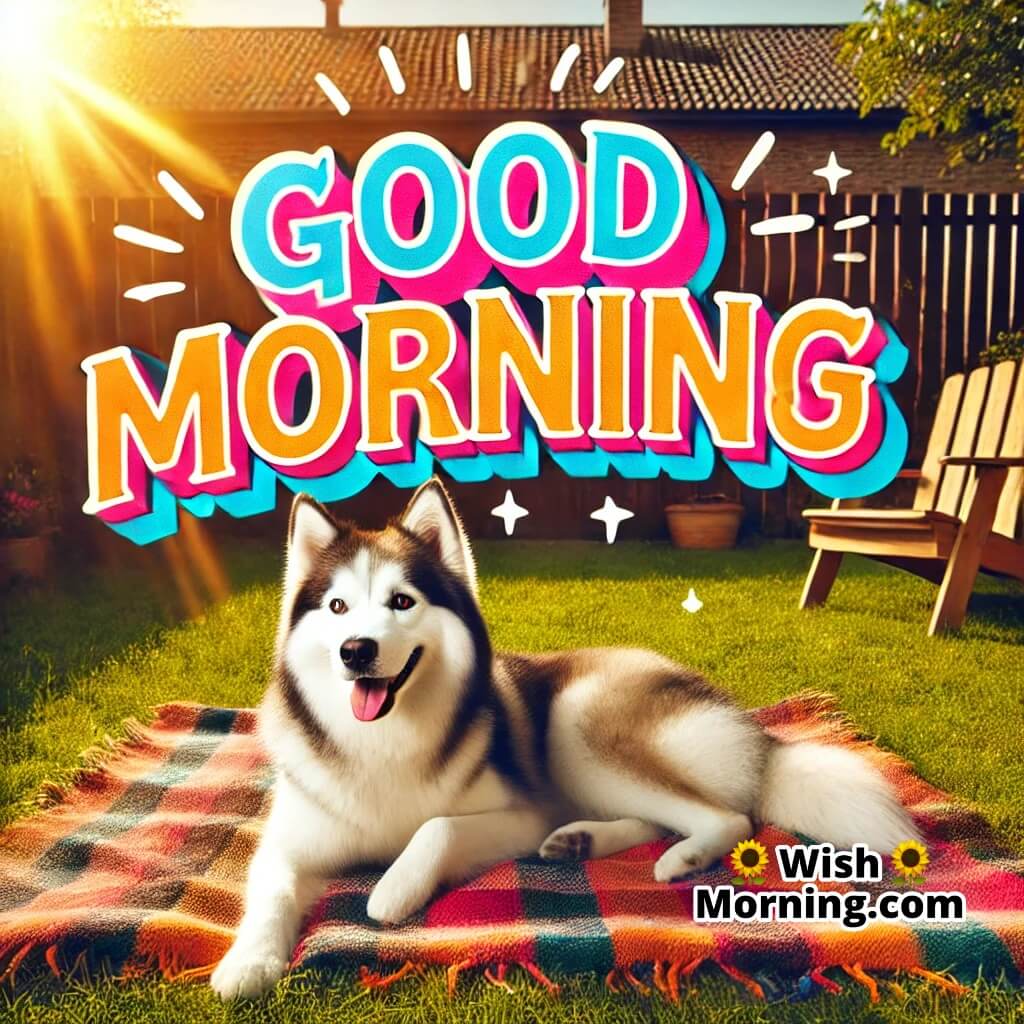 Good Morning Husky