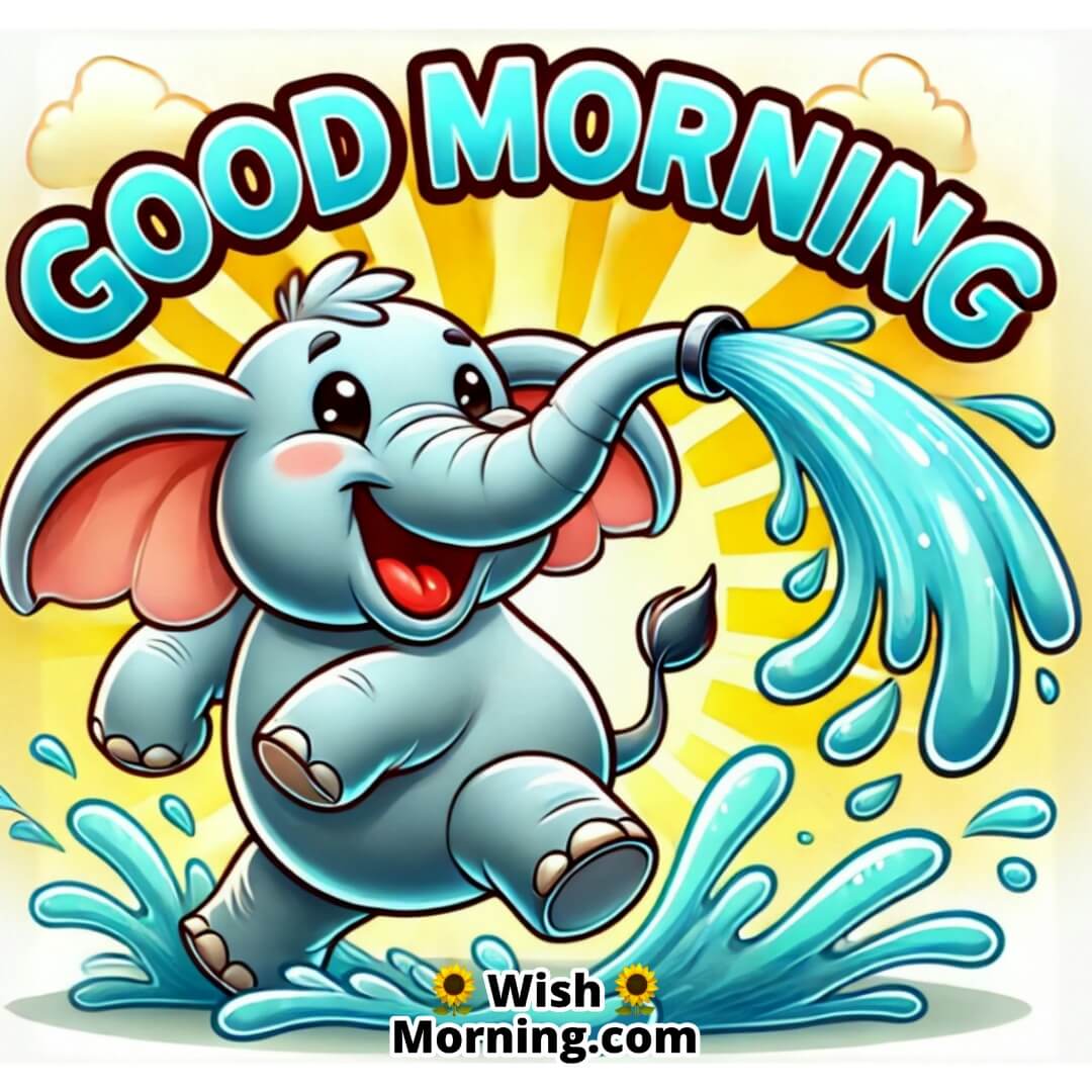 Good Morning Joyful Elephant