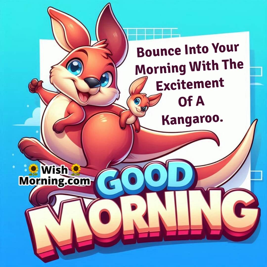 Good Morning Kangaroo Message