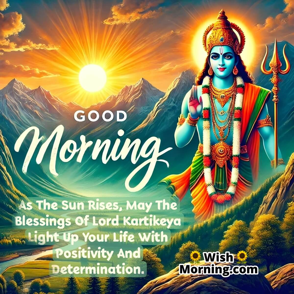 Good Morning Kartikeya Divine Blessings