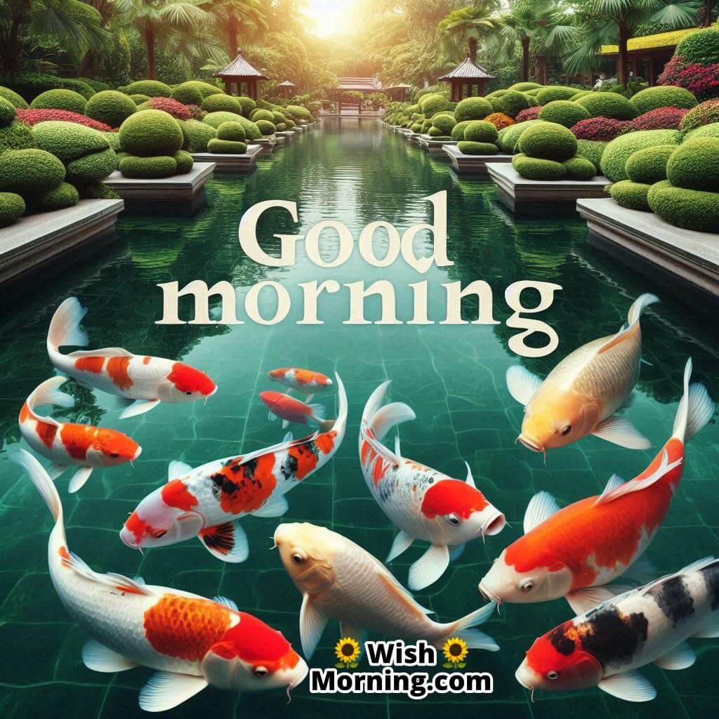 Good Morning Koi Pond