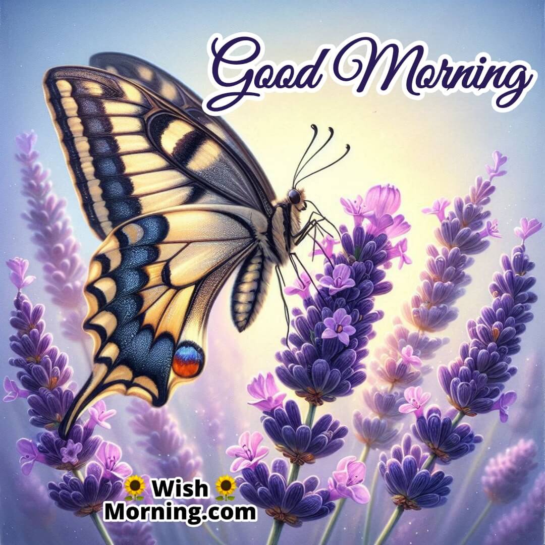 Good Morning Lavender Butterfly