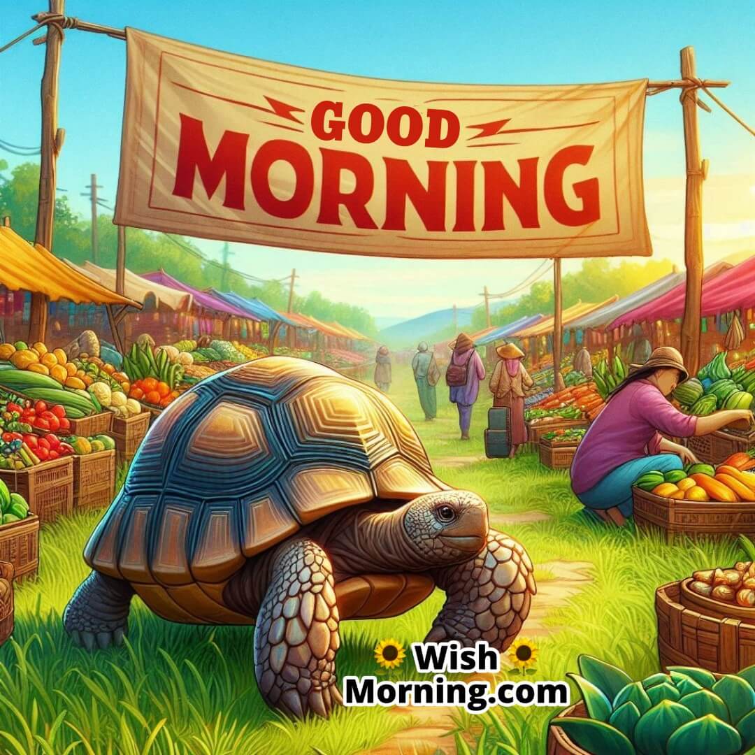 Good Morning Marketplace Tortoise