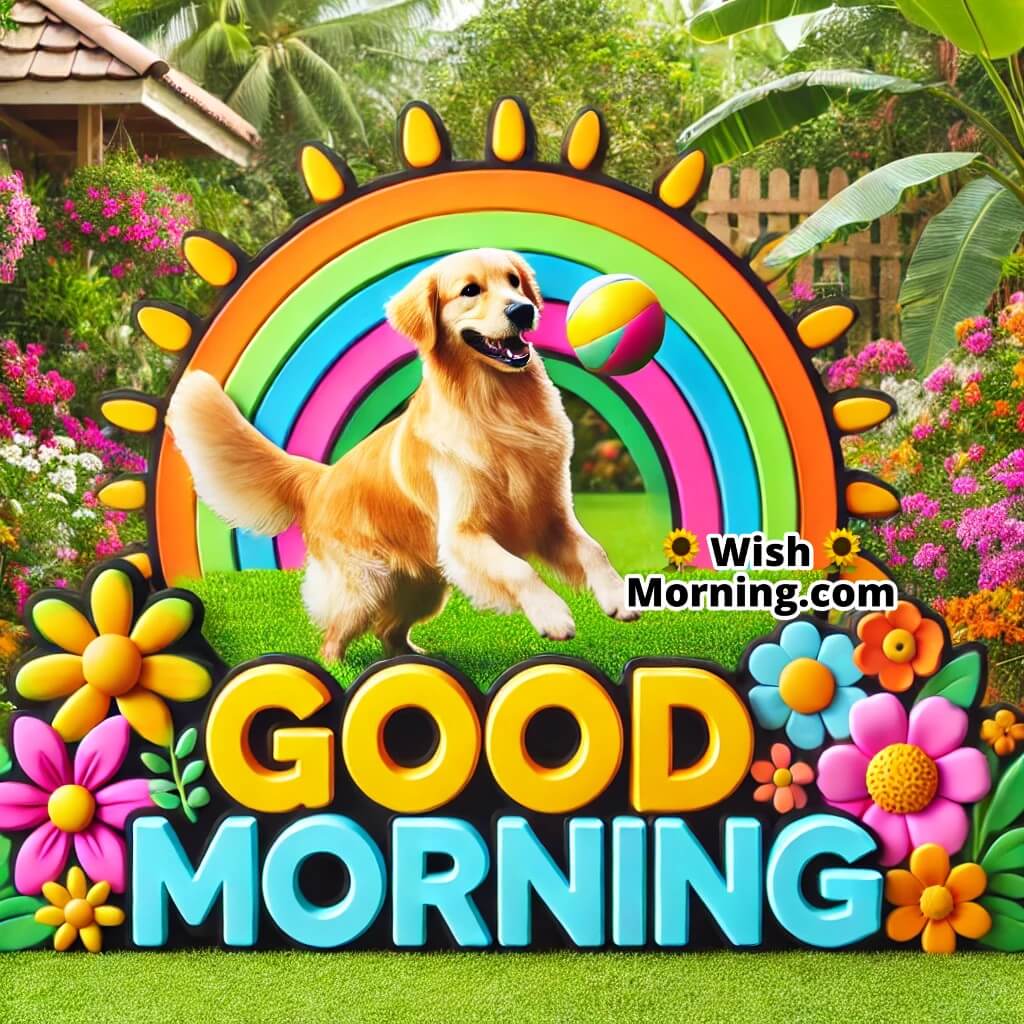 Good Morning Playful Dog