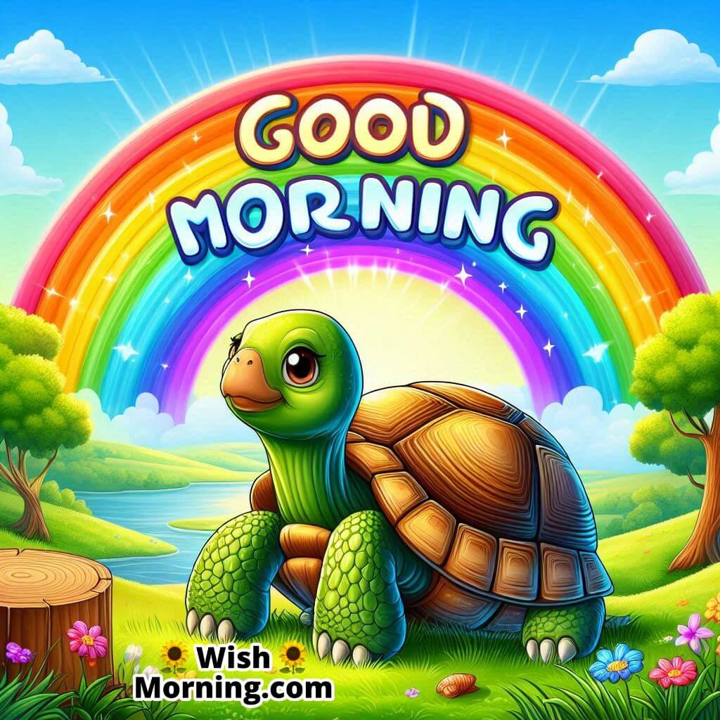 Good Morning Rainbow Tortoise