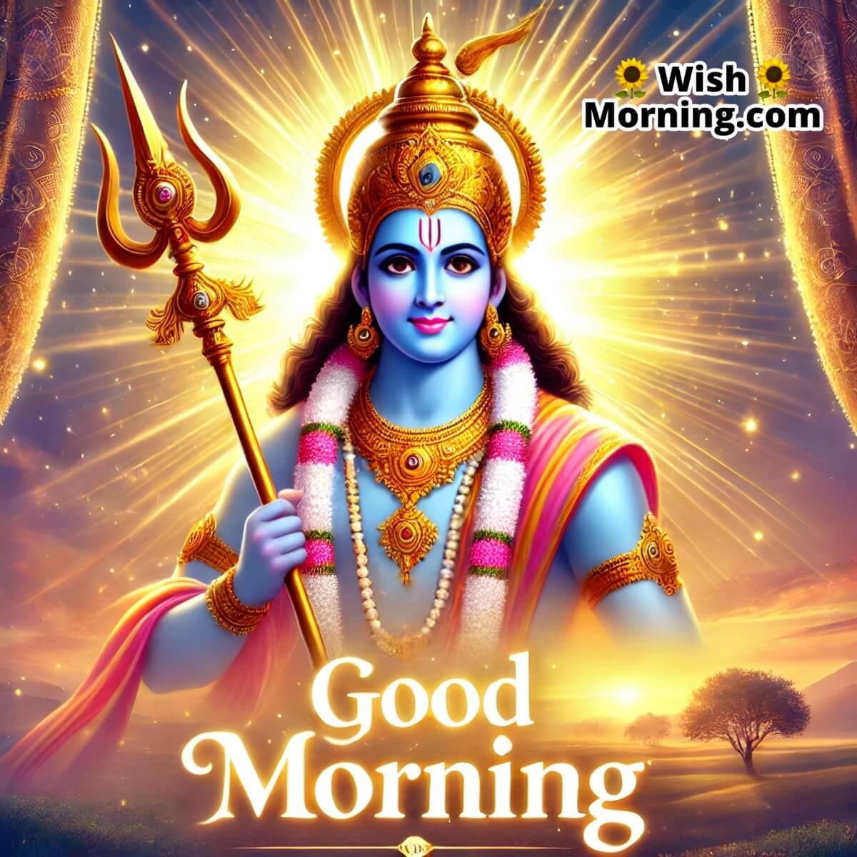 Good Morning With Kartikeya's Divine Light